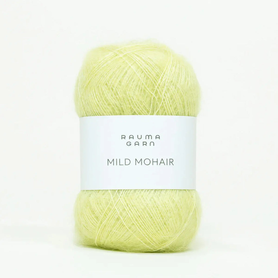 Mild Mohair 29 Lys Lime - Rauma Garn
