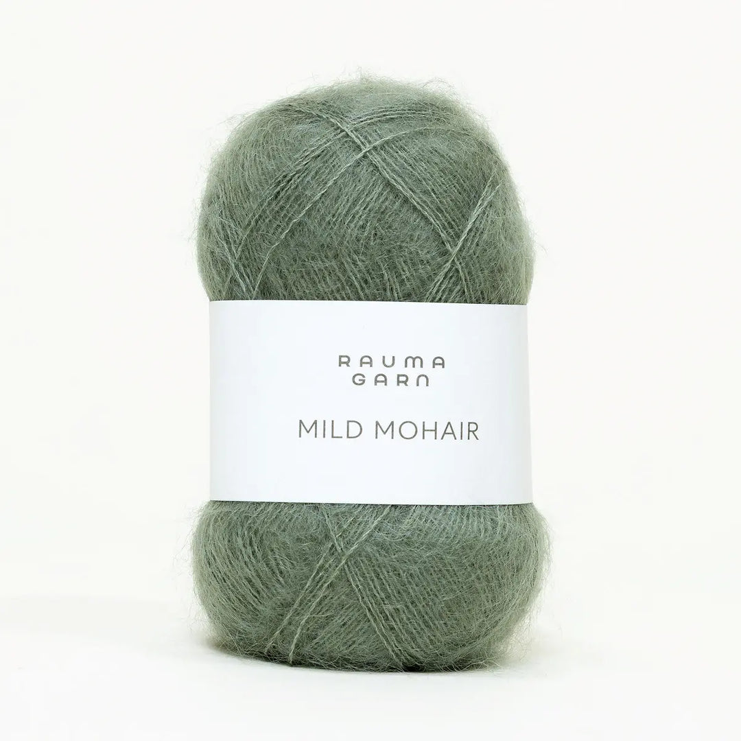 Mild Mohair 31 Mørk Salvie - Rauma Garn