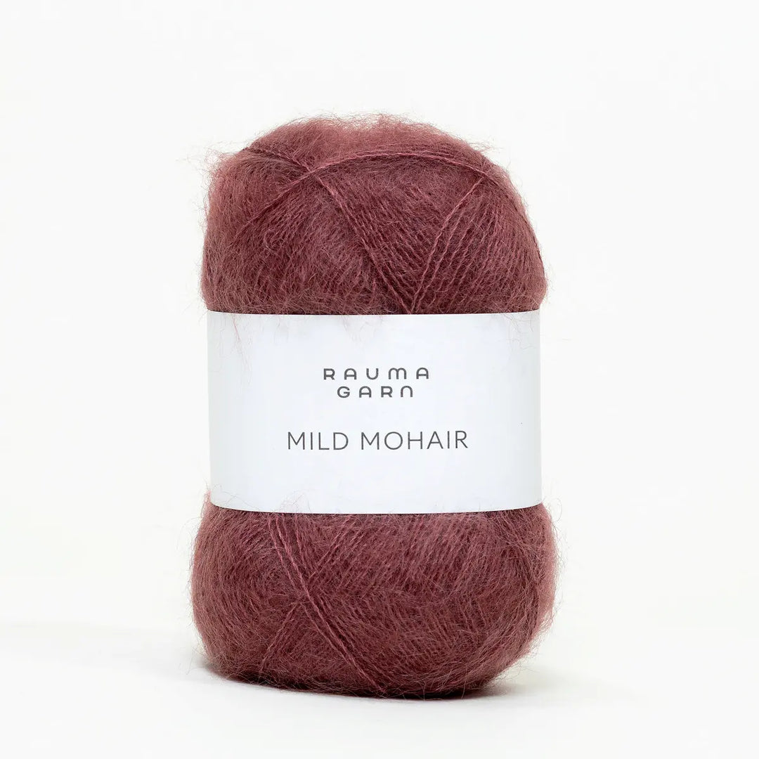 Mild Mohair 36 Støvet Plomme - Rauma Garn