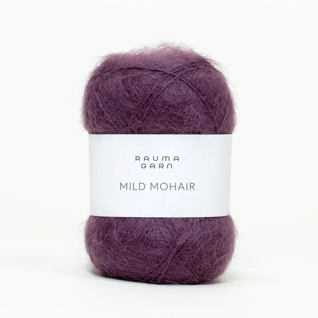 Mild Mohair 37 Dyb Lilla - Rauma Garn