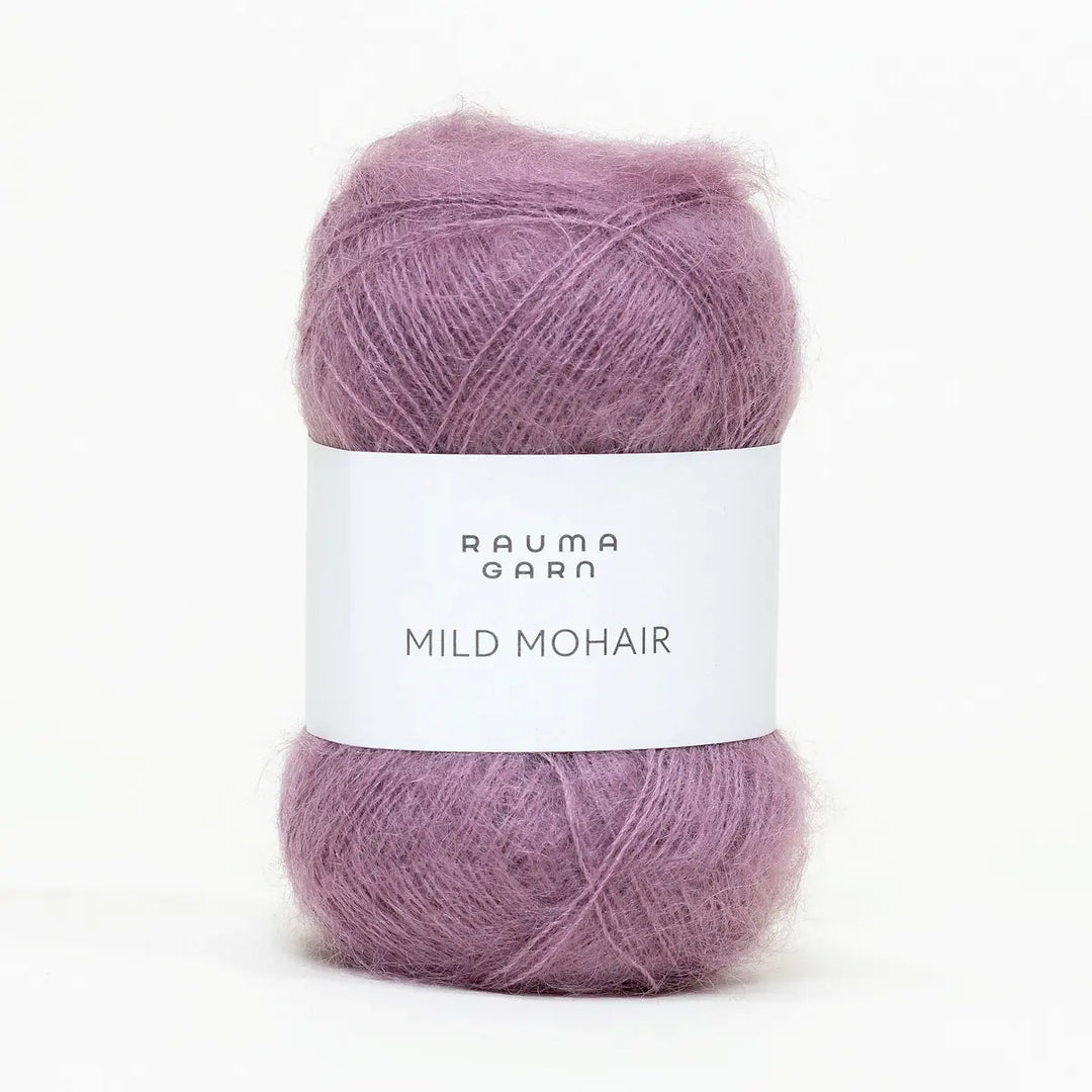 Mild Mohair 38 Støvet Lyng - Rauma Garn