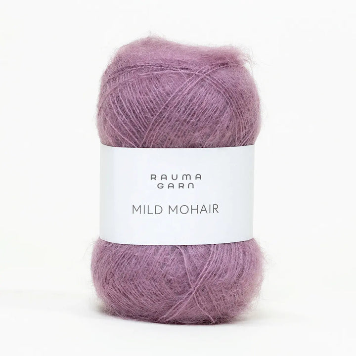 Mild Mohair 38 Støvet Lyng - Rauma Garn