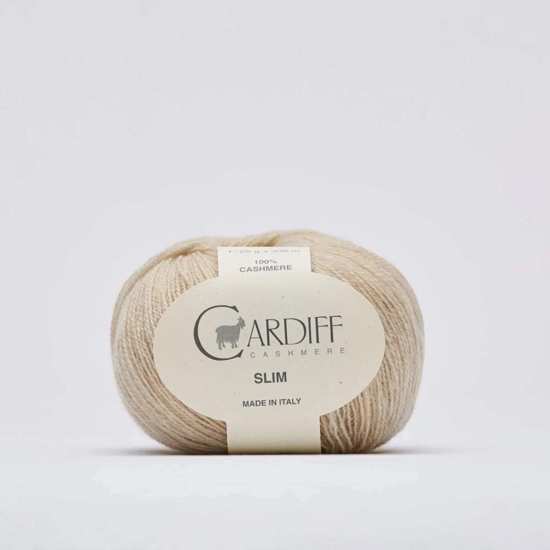 Cardiff Cashmere Slim 509 Silver - Garn