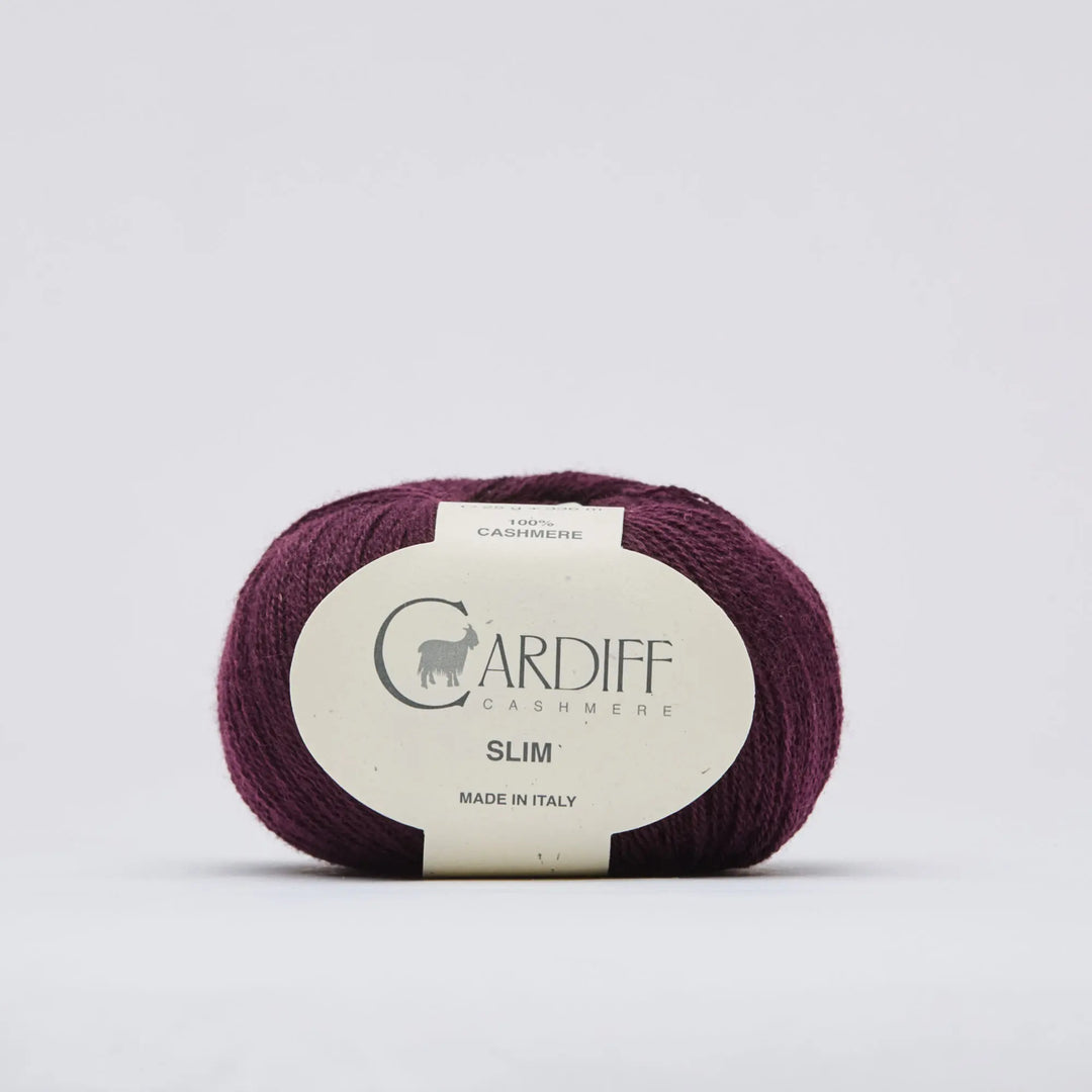 Cardiff Cashmere Slim 741 Shiraz - Garn