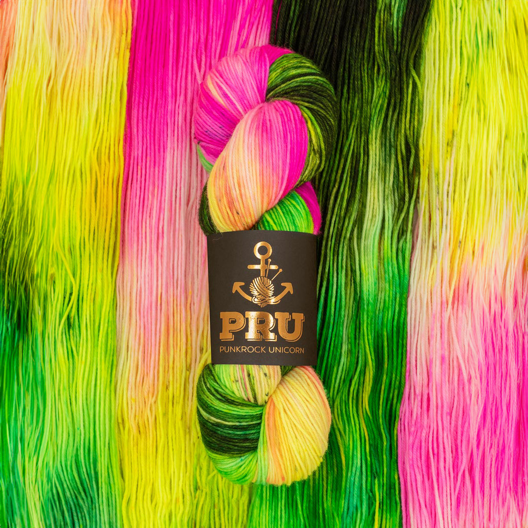 Soul - Pineapple Punch - Håndfarvet garn fra PRU Yarns