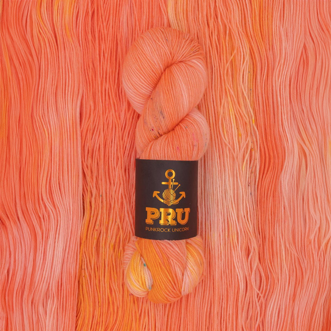 Soul - The Peach - Håndfarvet garn fra PRU Yarns
