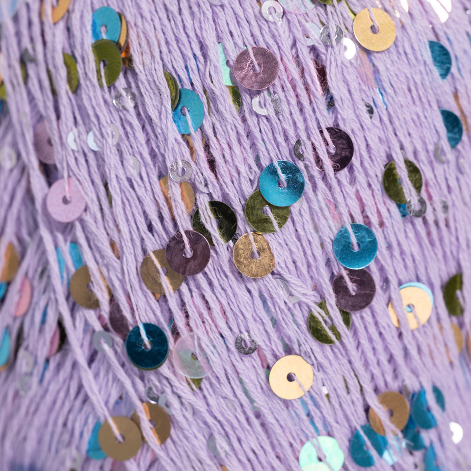 Unicorn Tears - Lilla - Effektgarn med pailletter fra PRU Yarns