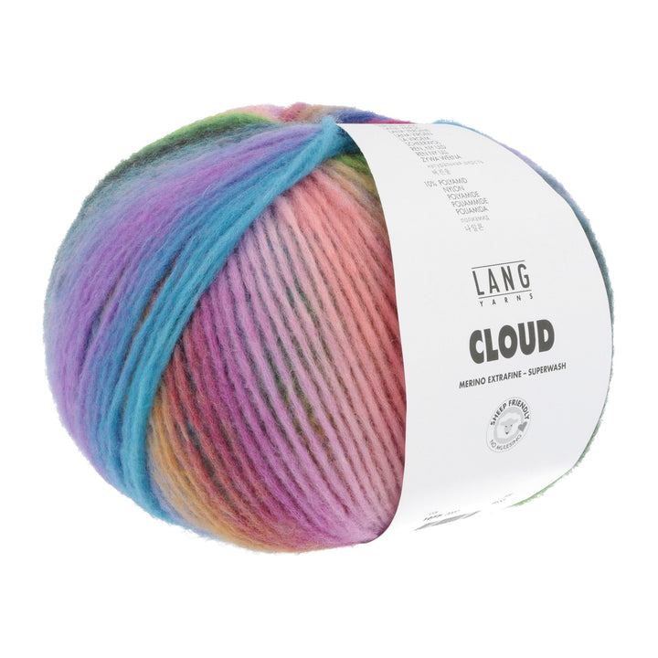 Cloud 002 Flerfarvet - Lang Yarns Garn