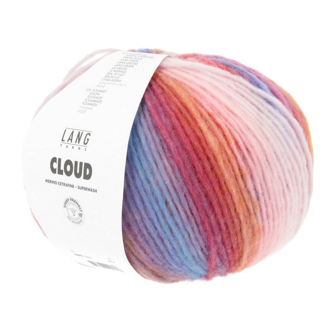 Cloud 003 Flerfarvet - Lang Yarns Garn