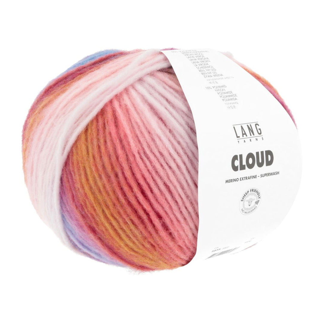 Cloud 003 Flerfarvet - Lang Yarns Garn