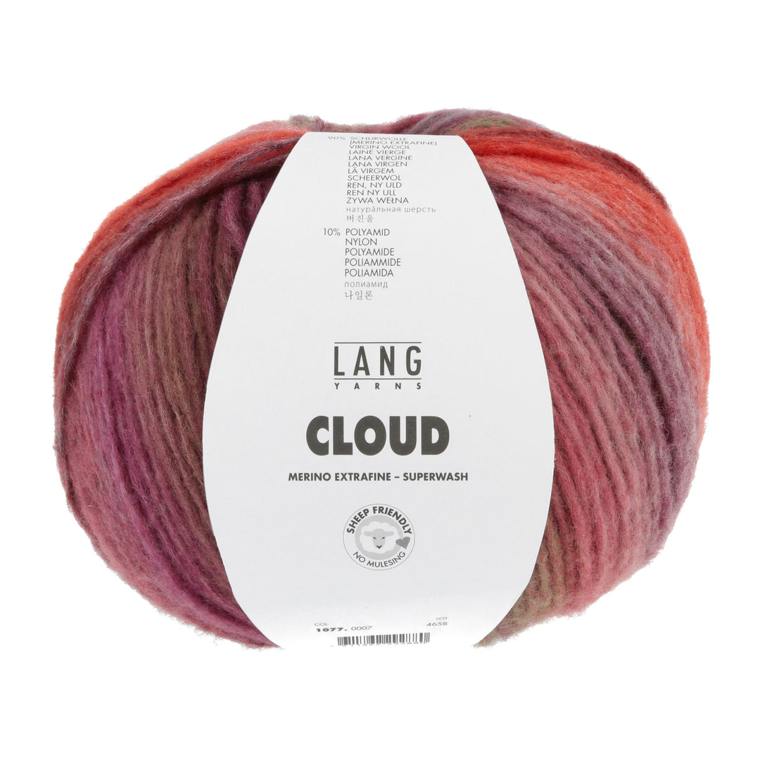 Cloud 007 Flerfarvet - Lang Yarns Garn