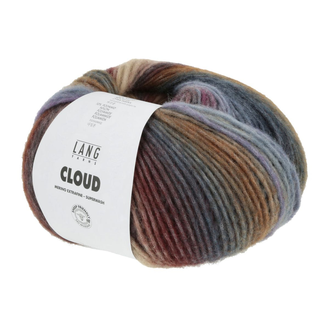Cloud 012 Flerfarvet - Lang Yarns Garn