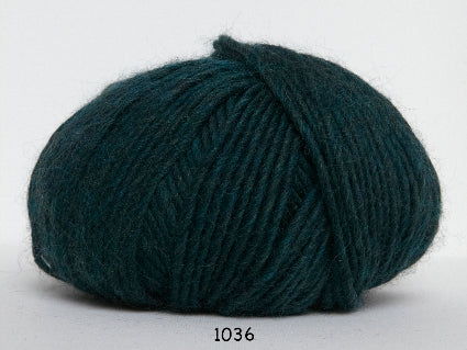 Incawool 1036 Mørk skovgrøn - Hjertegarn