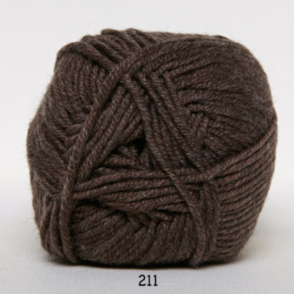 Merino Cotton 211 Brun - Hjertegarn