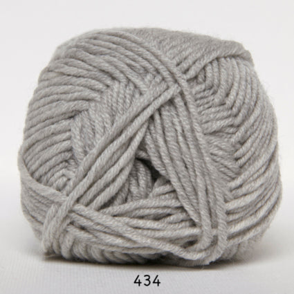 Merino Cotton 434 Lys grå - Hjertegarn