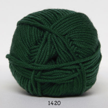 Merino Cotton 1420 Skovgrøn - Hjertegarn