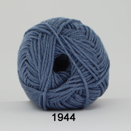 Merino Cotton 1944 Jeansblå - Hjertegarn