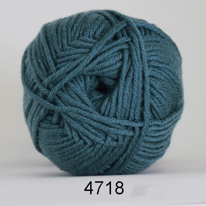 Merino Cotton 4718 Grønpetrol - Hjertegarn
