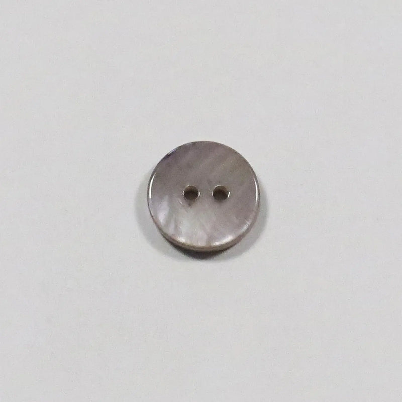 Knap 15mm Perlemor Grå