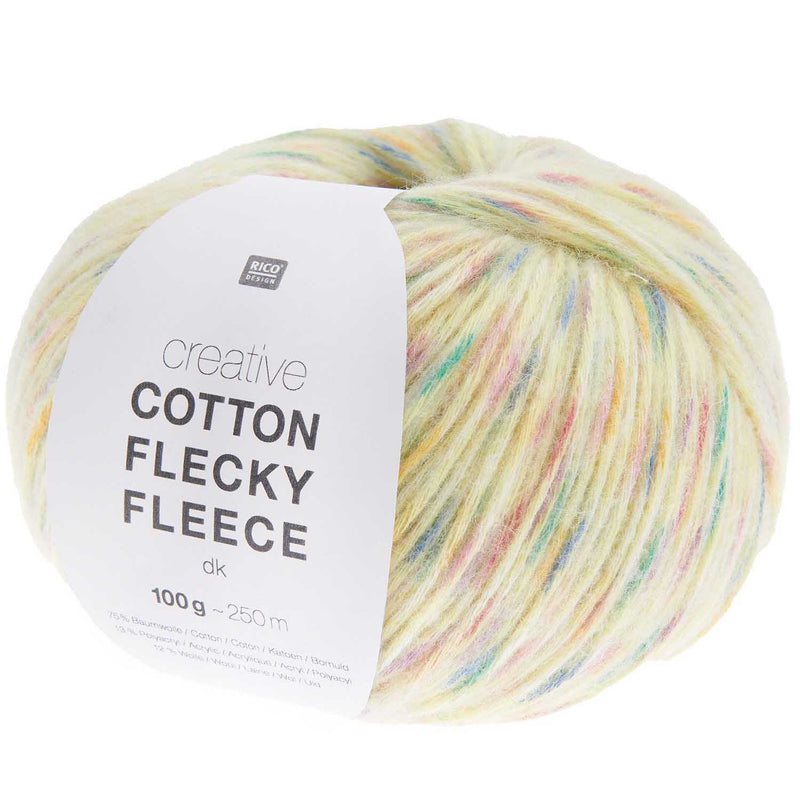 Cotton Flecky Fleece 008 Vanilla