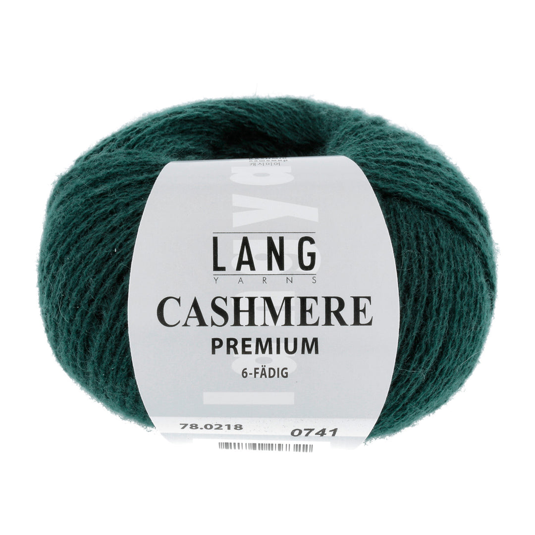 Cashmere Premium 218 Mørk grøn - Lang Yarns Garn