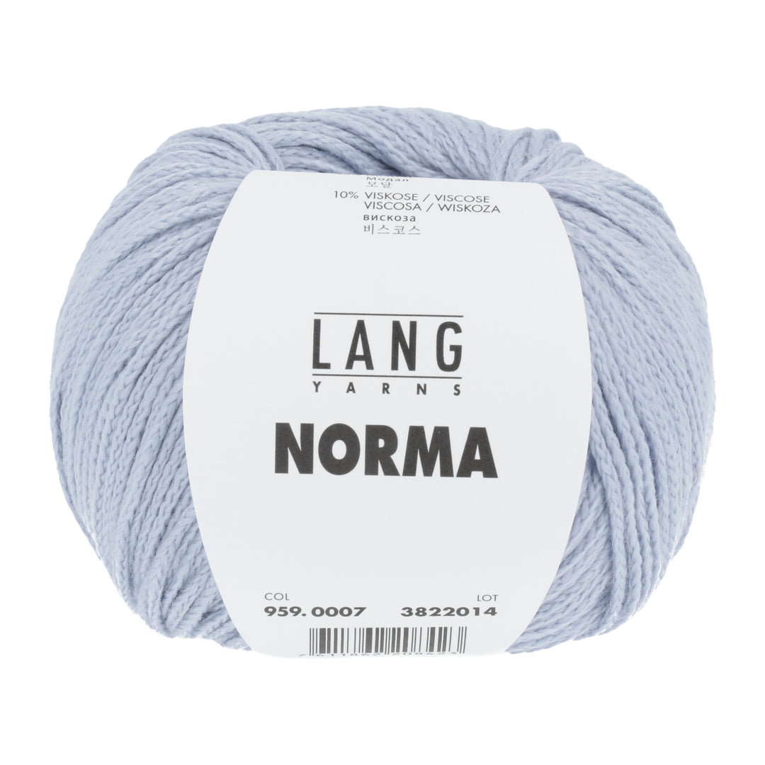 Norma 07 Lys blå - Lang Yarns Garn