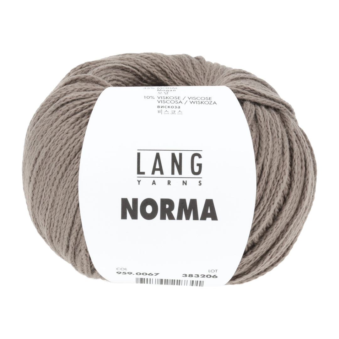 Norma 67 Mørk beige - Lang Yarns Garn