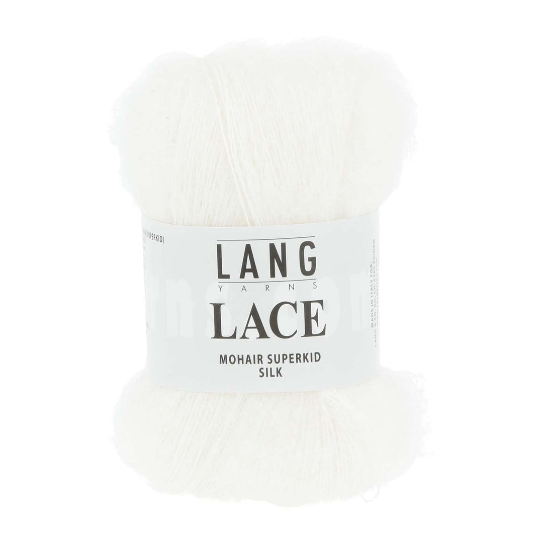 Lace 01 Hvid - Lang Yarns Garn