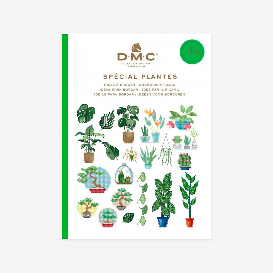 DMC Spécial Plantes - Hæfte med broderimotiver