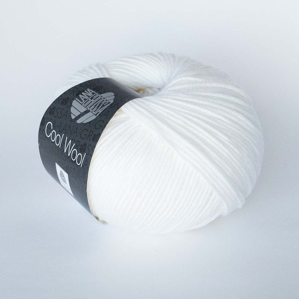 Cool Wool 431 Hvid - Lana Grossa Garn