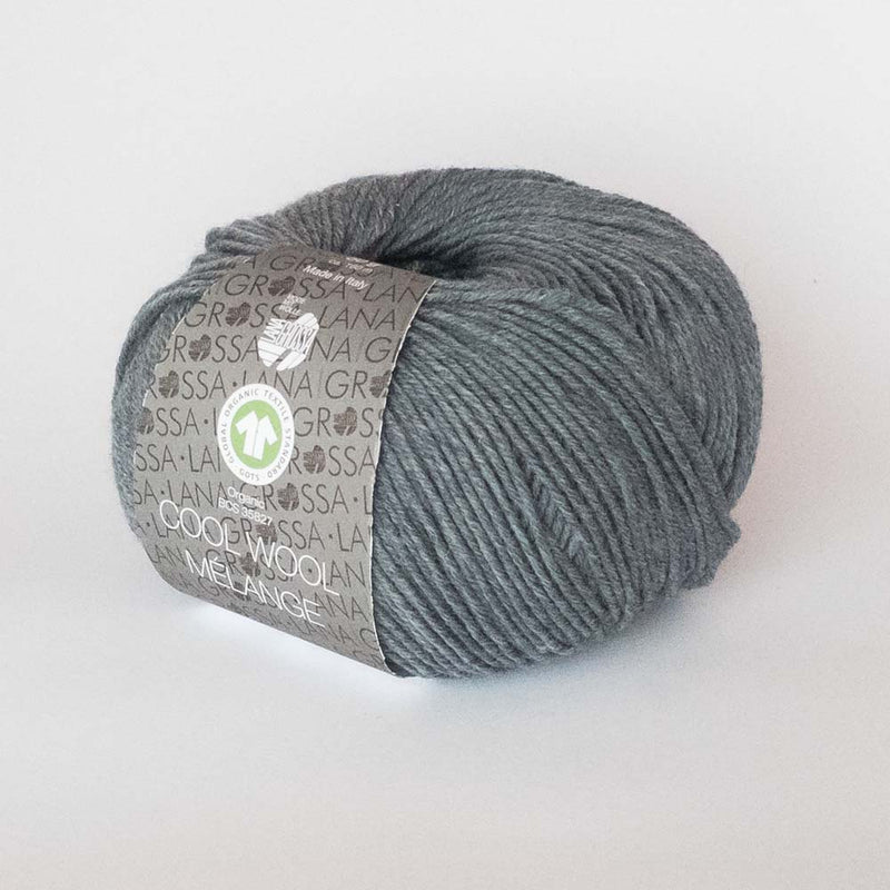 Cool Wool Melange (GOTS) 110 Gråblå